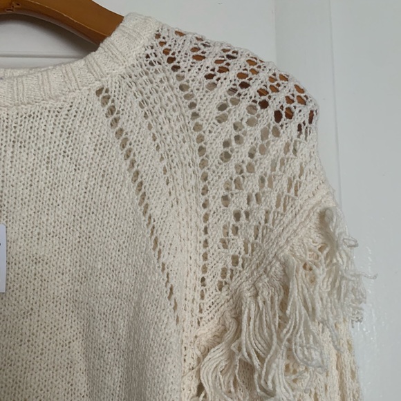 BCBGeneration Sweaters - NWT Bcbgeneration Bohemian Sweater w Fringe Detail